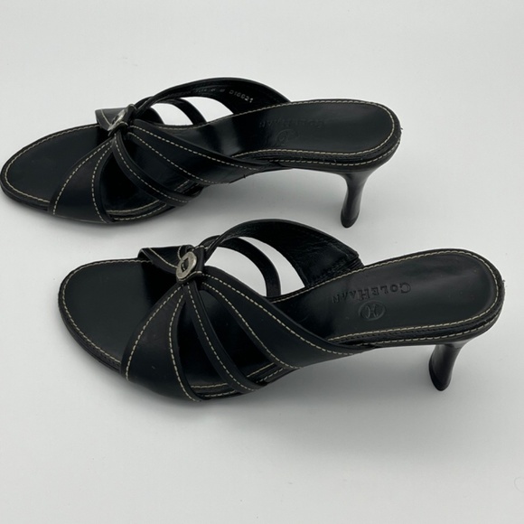 Cole Hann Brooke Slide Black Sandal with 2.5 Heel; Size 6B; EUC - Picture 8 of 9